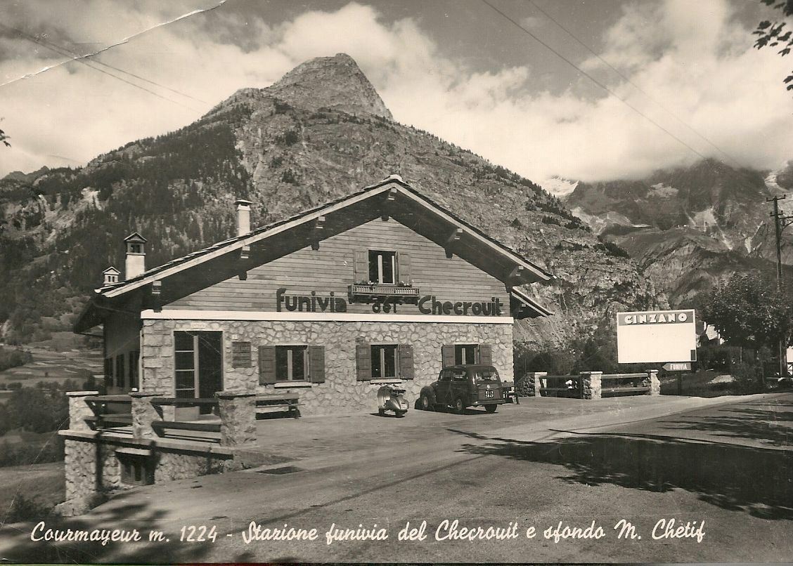 COURMAYEUR - STAZIONE FUNIVA DEL CHECROUIT - NV