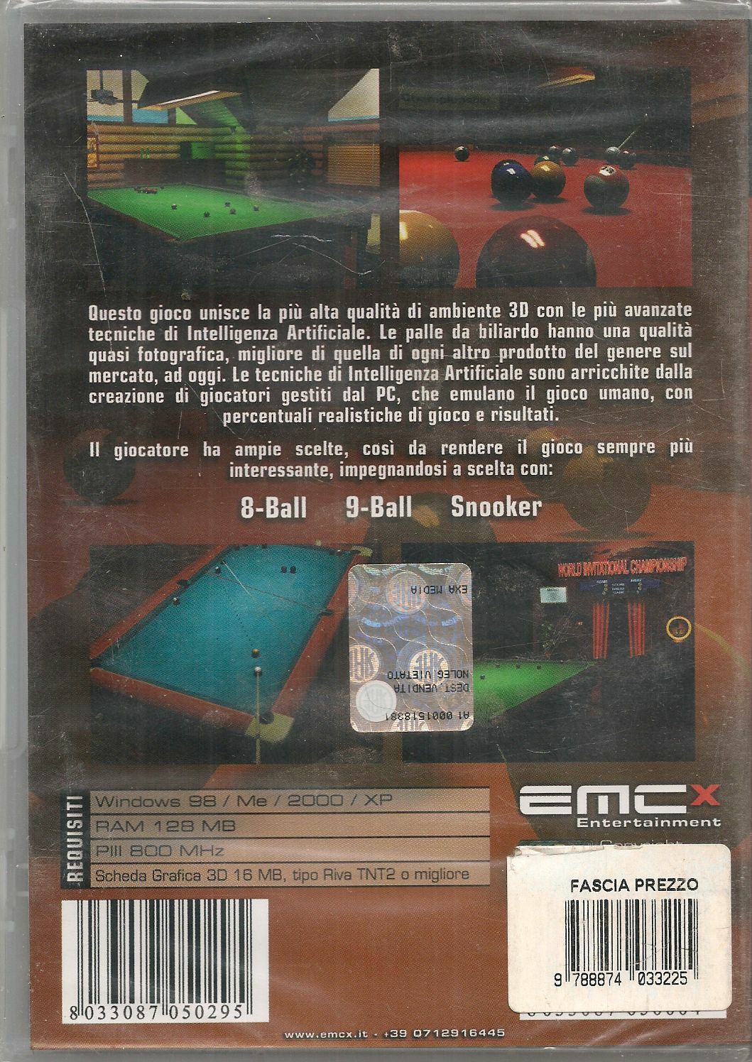 3D POOL - GIOCO PC