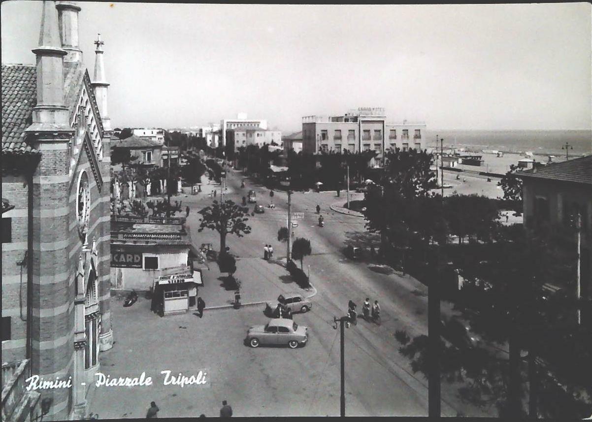 RIMINI - PIAZZALE TRIPOLI - 1960