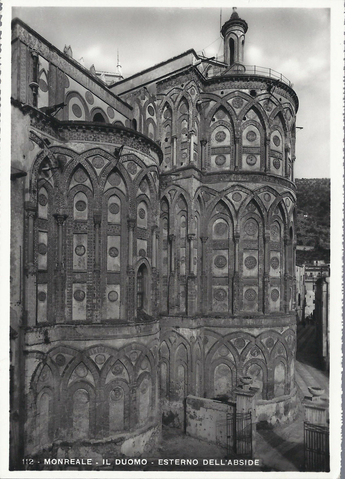 MONREALE - IL DUOMO - ESTERNO DELL'ABSIDE - NV