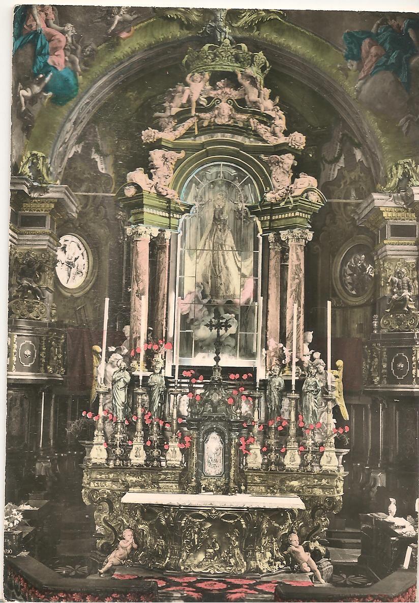 VARESE - SACRO MONTE - ALTARE DEL SANTUARIO - V1962 - ACQUARELLATA