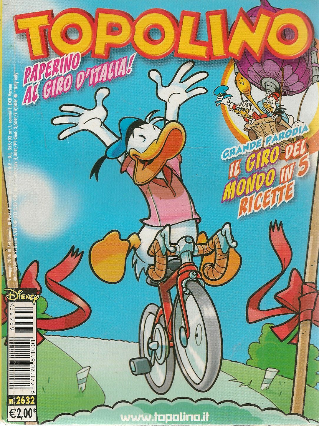TOPOLINO N. 2632 - 9 MAGGIO 2006