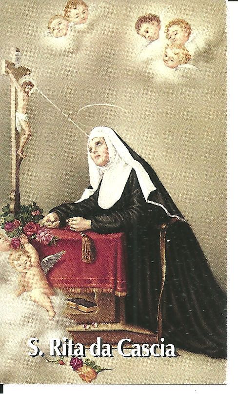 S. RITA DA CASCIA - HOLY CARD