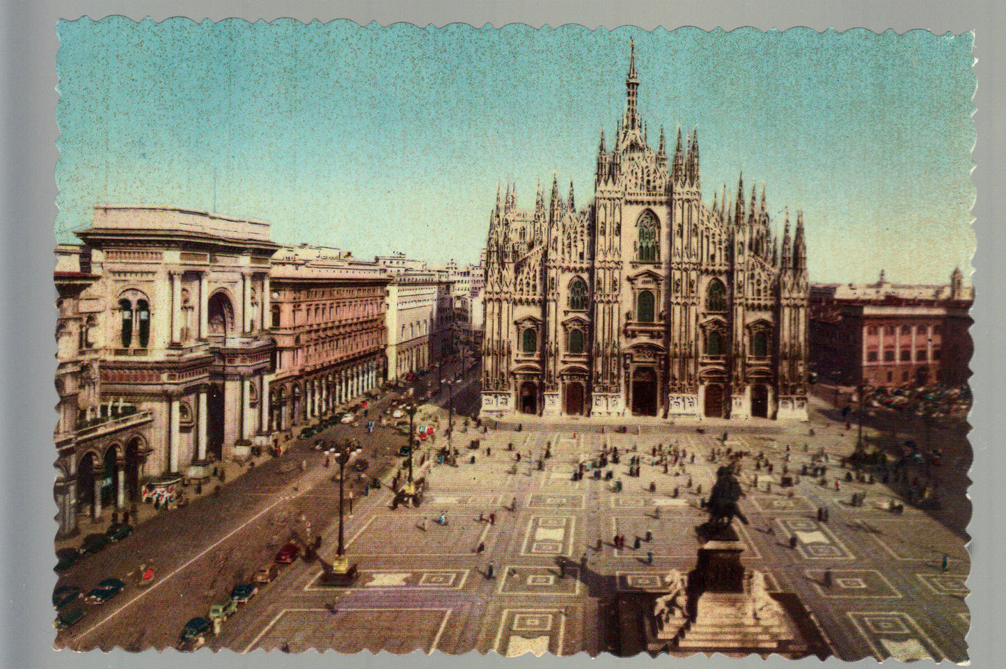 MILANO - PIAZZA DEL DUOMO - NV - ACQUERELLATA