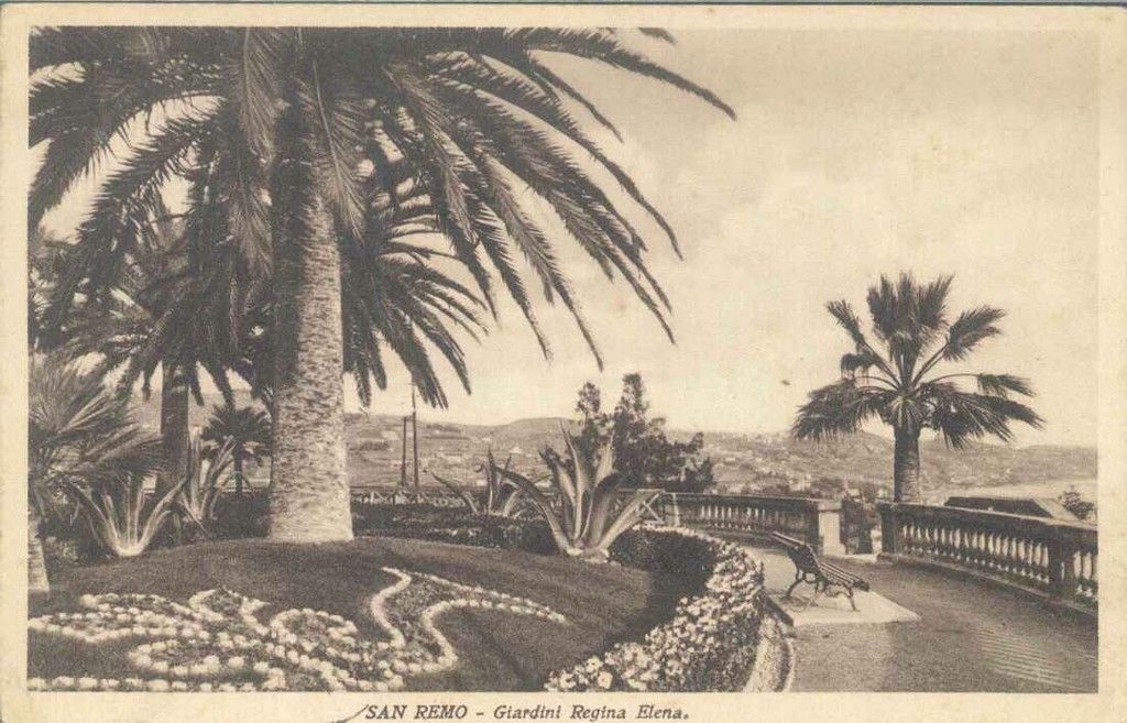 SANREMO - GIARDINI REGINA ELENA - V1938