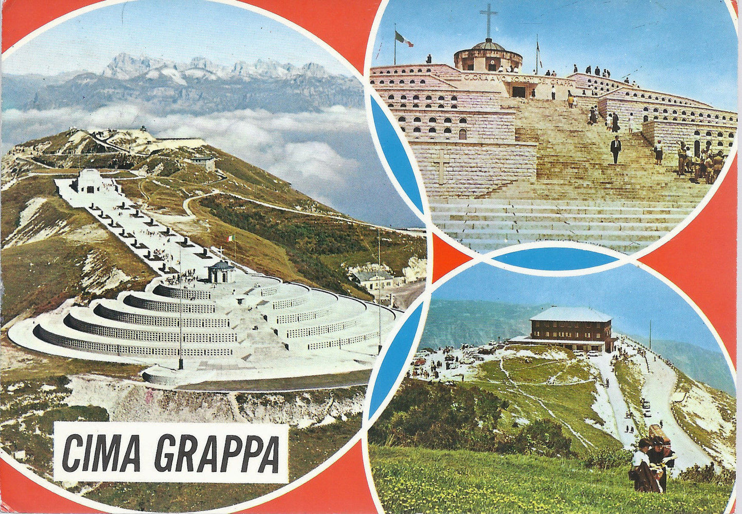 BORSO DEL GRAPPA - CIMA GRAPPA - 3 VEDUTE - V 1985 - FG