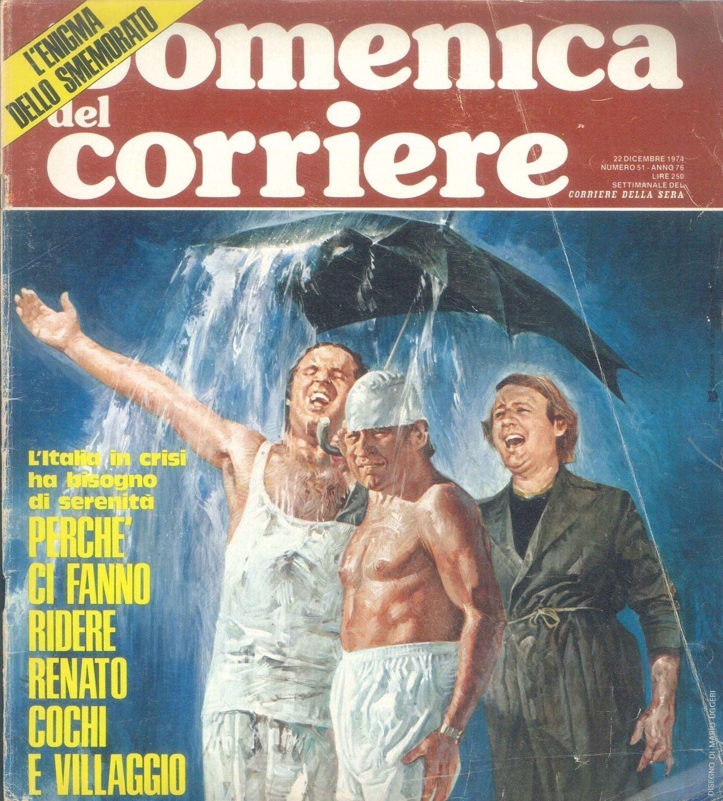 DOMENICA DEL CORRIERE N 51 - 22 DICEMBRE 1974