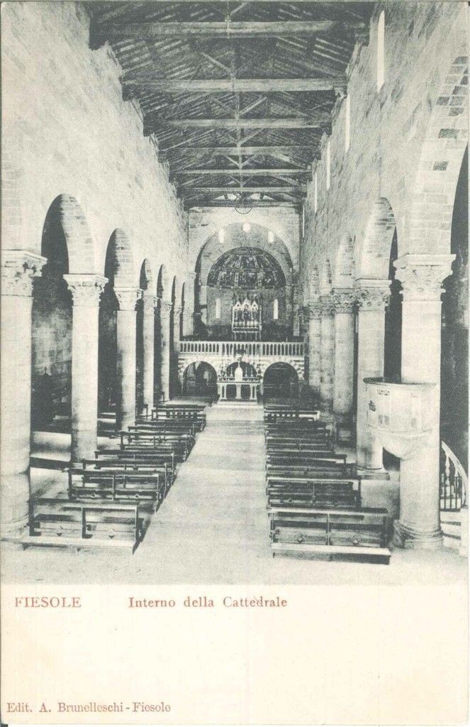 FIESOLE - INTERNO CATTEDRALE - NV