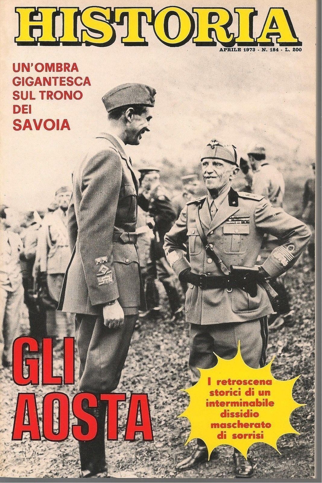 HISTORIA N 184 - APRILE 1973