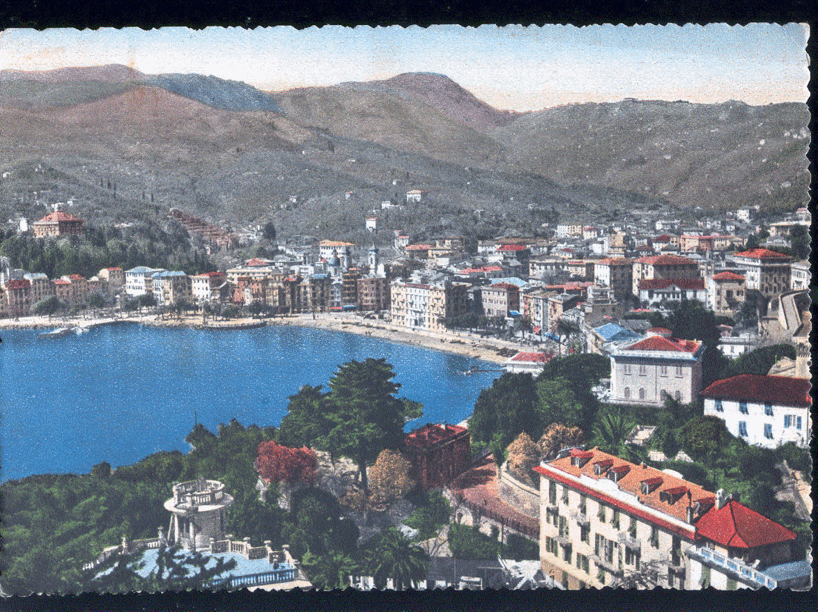 S. MARGHERITA LIGURE - PANORAMA E HOTEL S.MARGHERITA - V1954