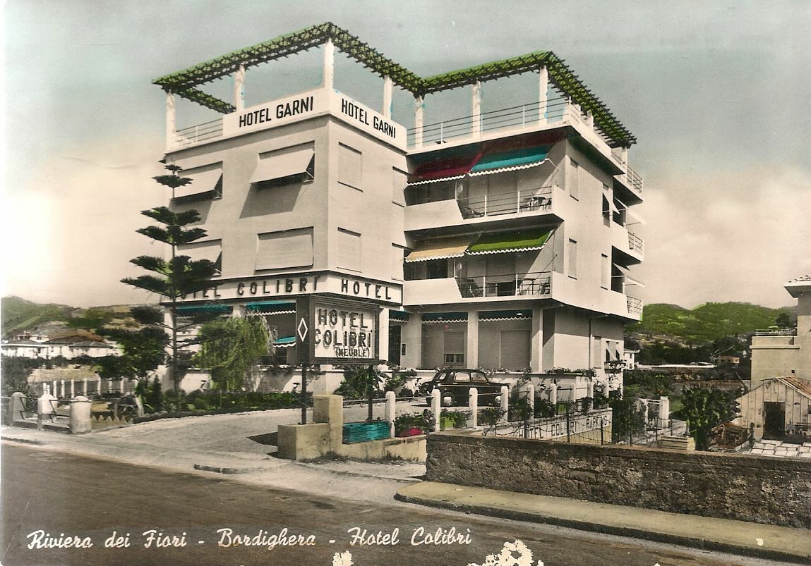 BORDIGHERA - HOTEL COLIBRI' - ACQUARELLATA - NV