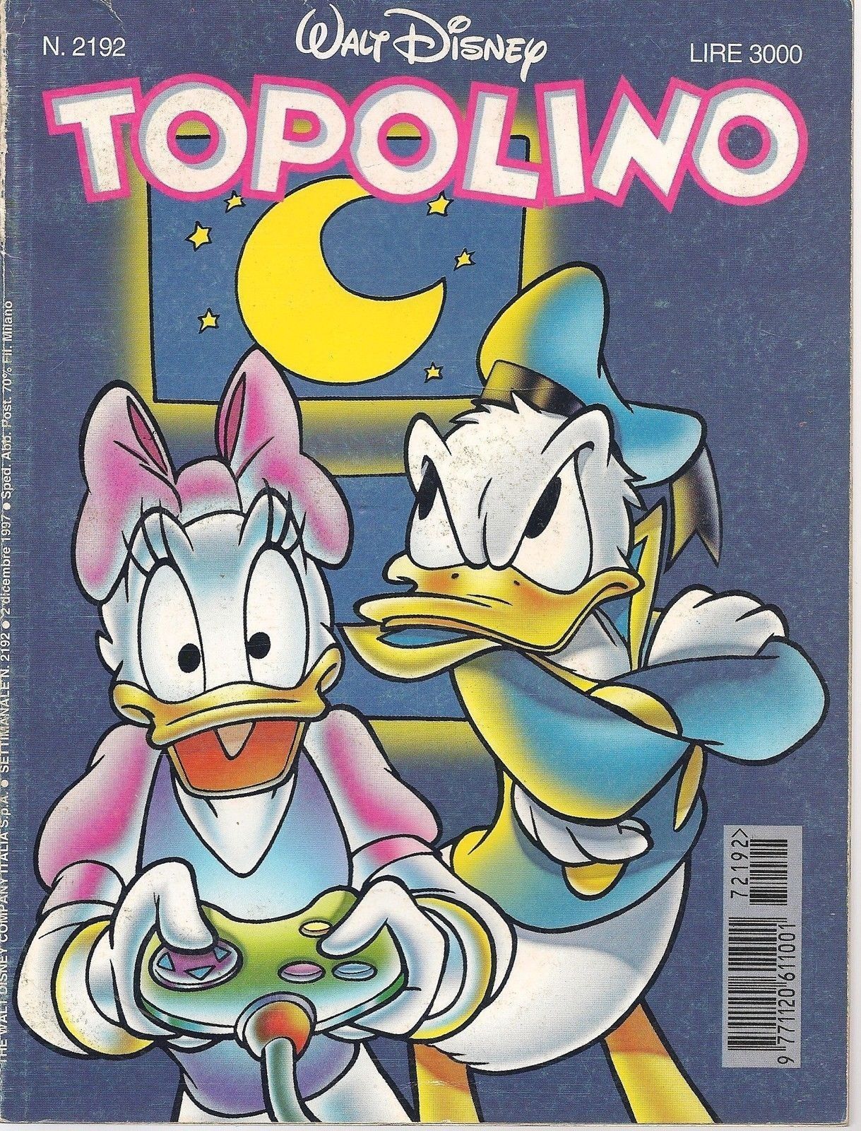 TOPOLINO N° 2192 - 2 DICEMBRE 1997
