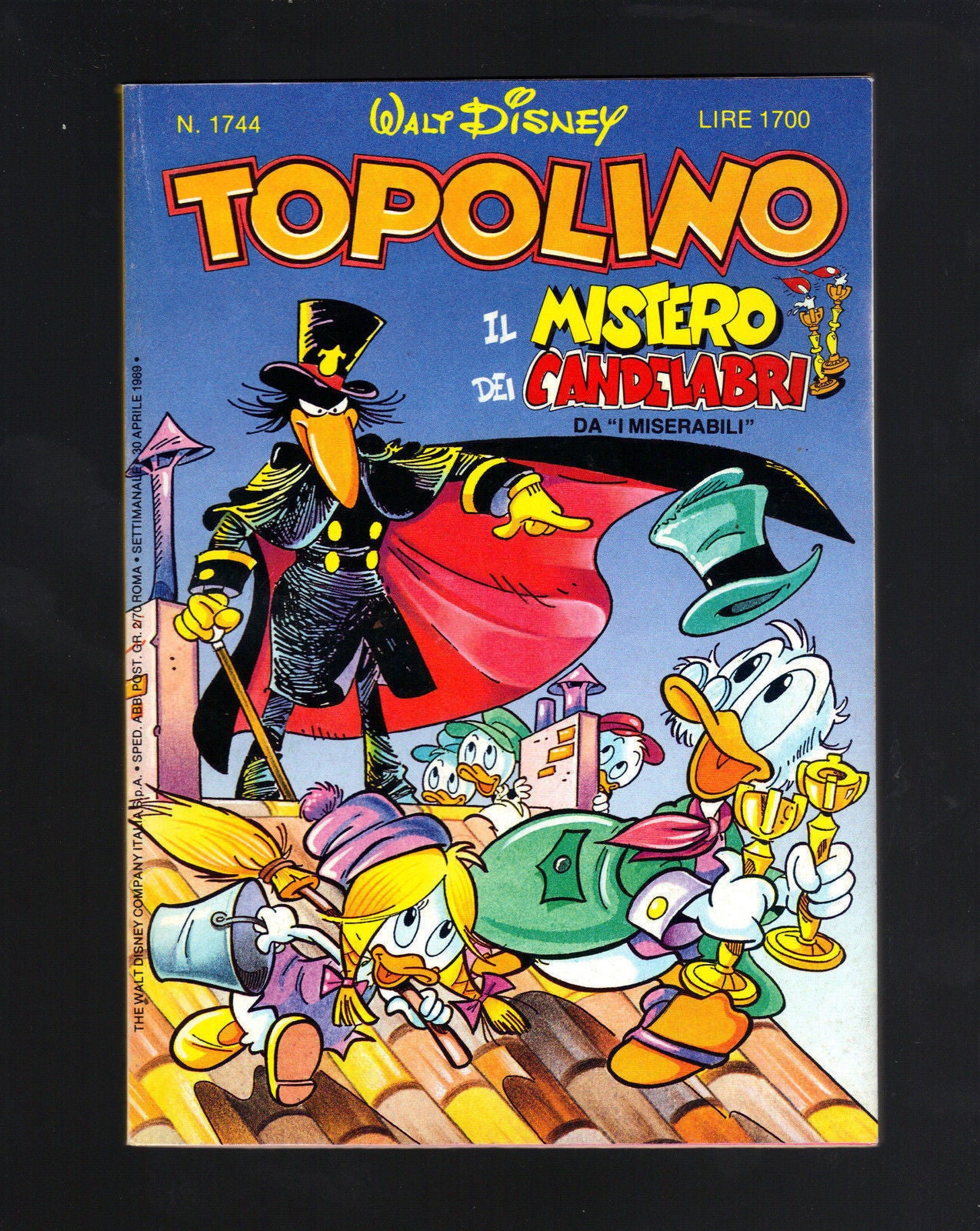 TOPOLINO N° 1744 - 30 APRILE 1989