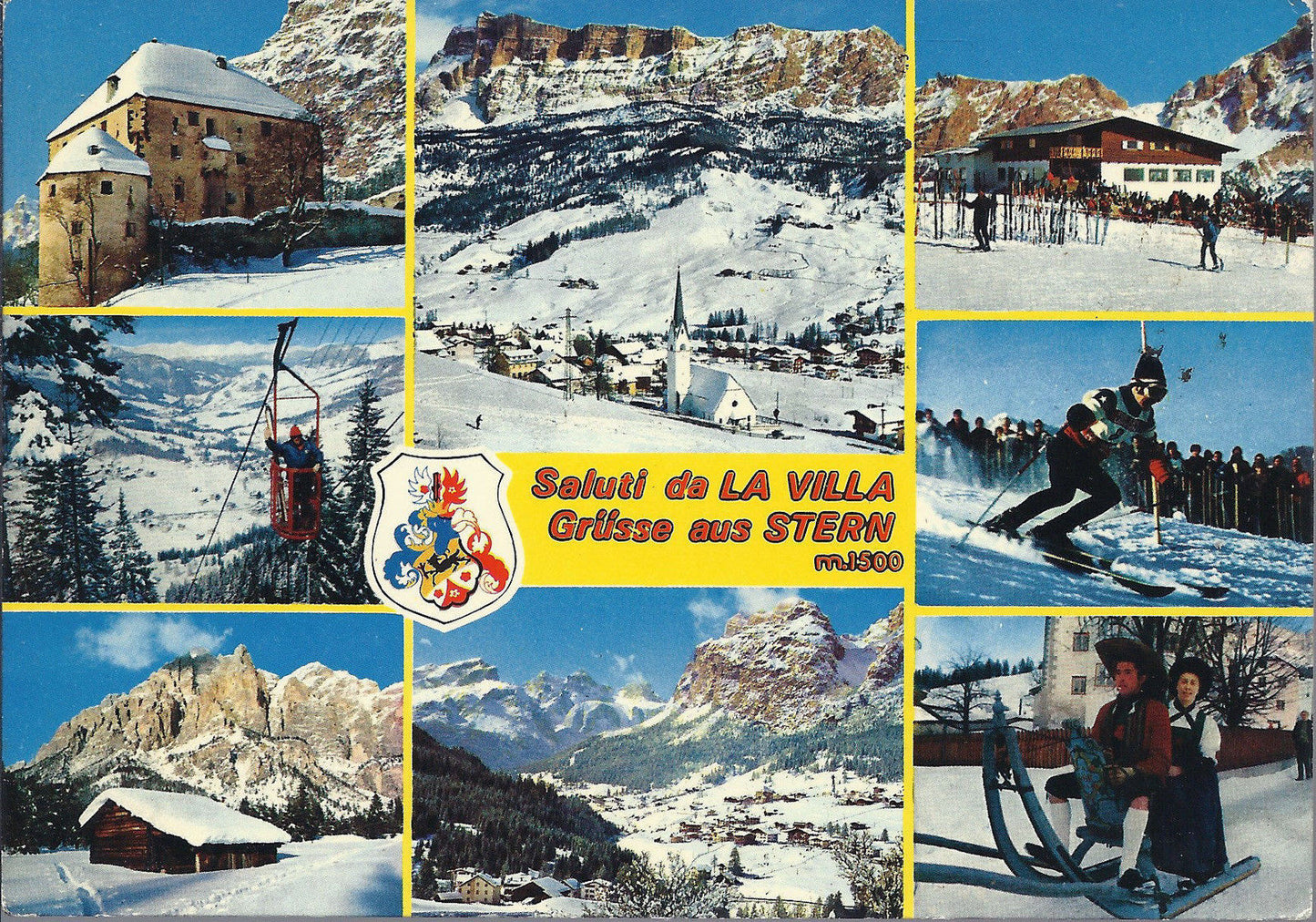 LA VILLA - SALUTI - STERN - GRUSSE - 8 VEDUTINE - V1973