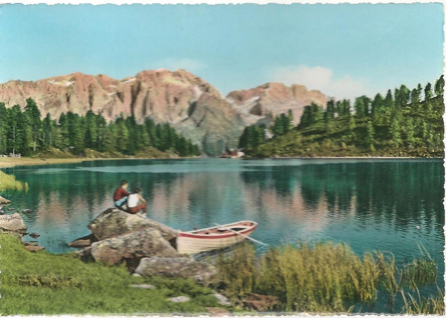 LAGO DELLE MALGHETTE - MADONNA DI CAMPIGLIO - ACQUARELLATA -