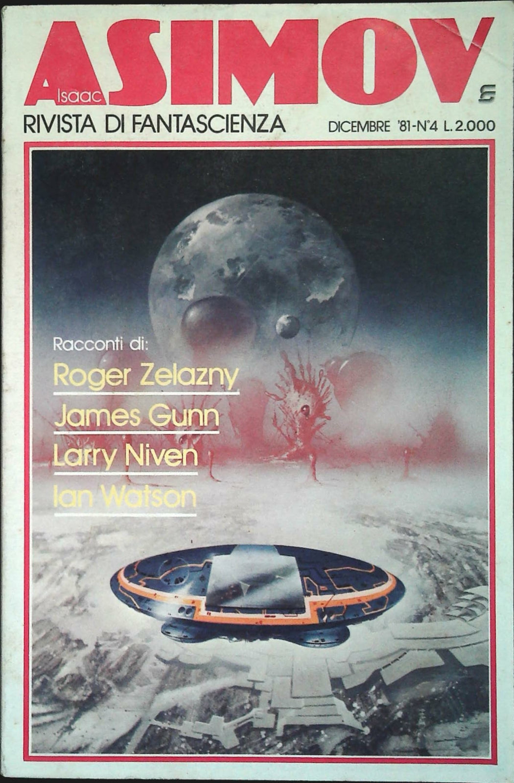 ASIMOV - RIVISTA DI FANTASCIENZA N. 4 - DICEMBRE 1981