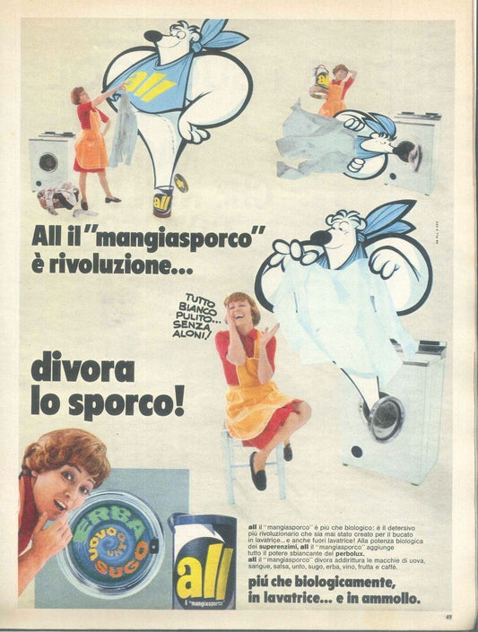 ALL DETERSIVO - IGIENE DELLA CASA - ADVERSITING