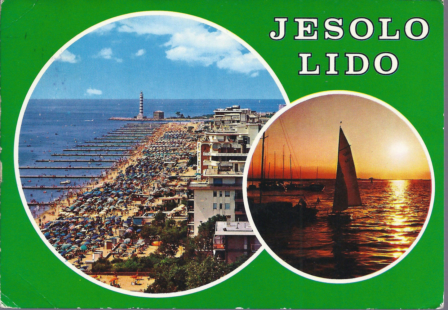 JESOLO LIDO - 2 VEDUTE - V 1976 - FG