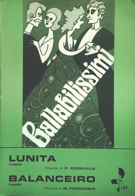 LUNITA.tango - BALANCIEIRO. tango - SPARTITO-SHEET MUSIC