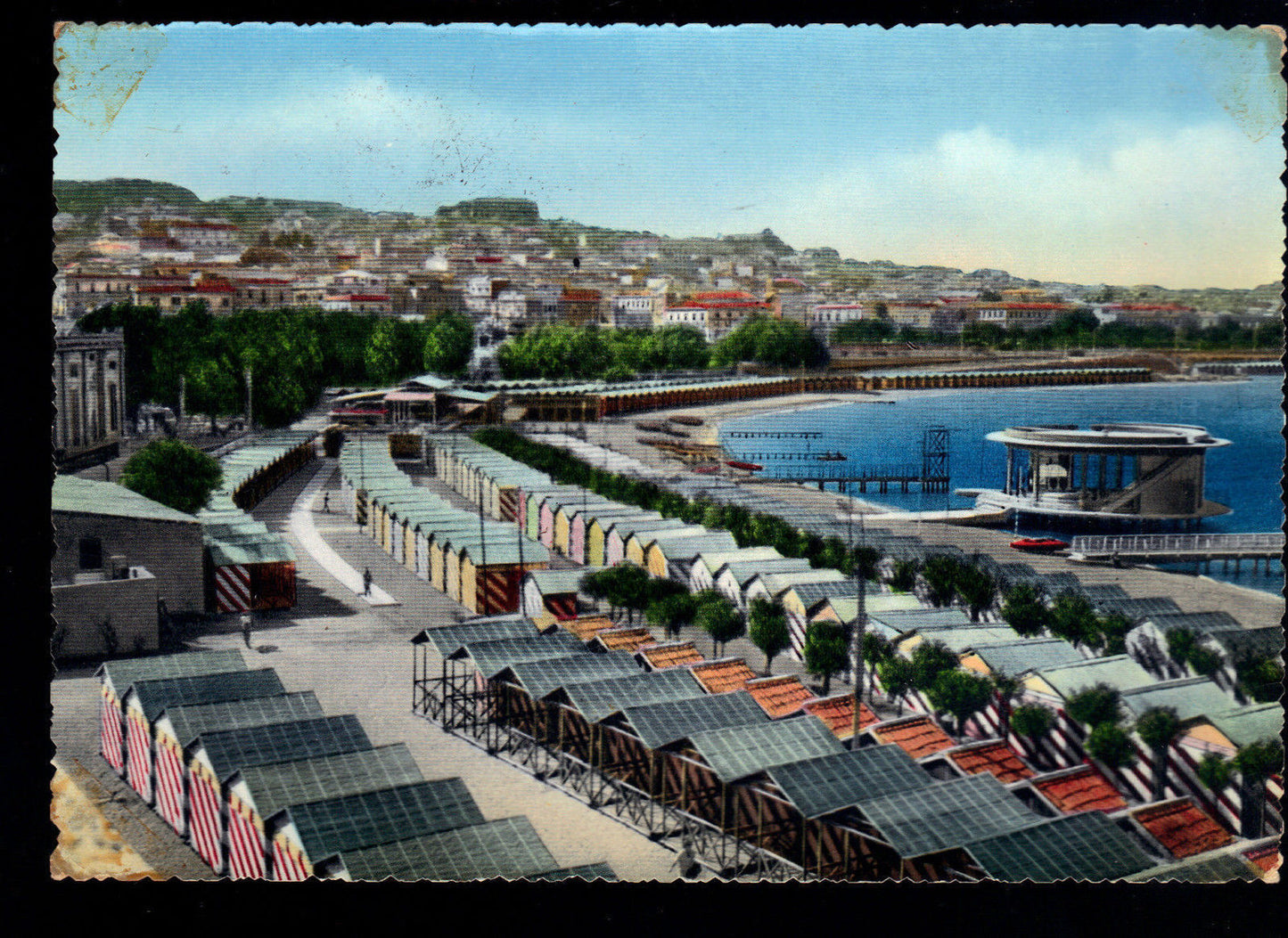 REGGIO CALABRIA - LIDO - VEDUTA GENARALE - V1955 - ACQUERELL