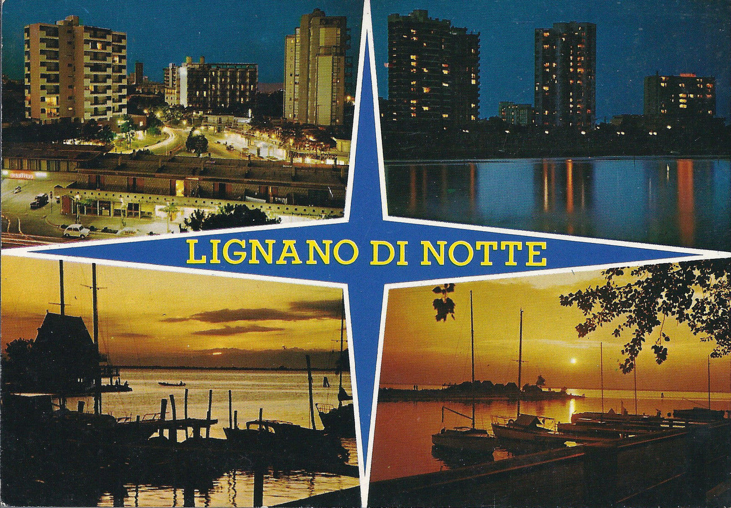 LIGNANO - DI NOTTE - 4 VEDUTE - NV