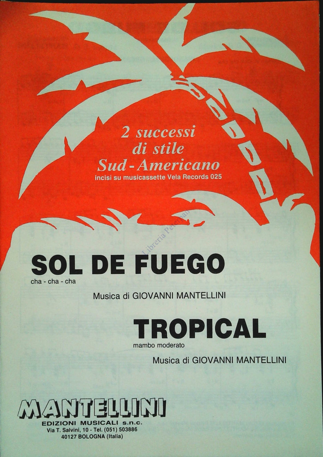 SOL DE FUEGO cha-cha-cha - TROPICAL mambo - SPARTITO-SHEET MUSIC