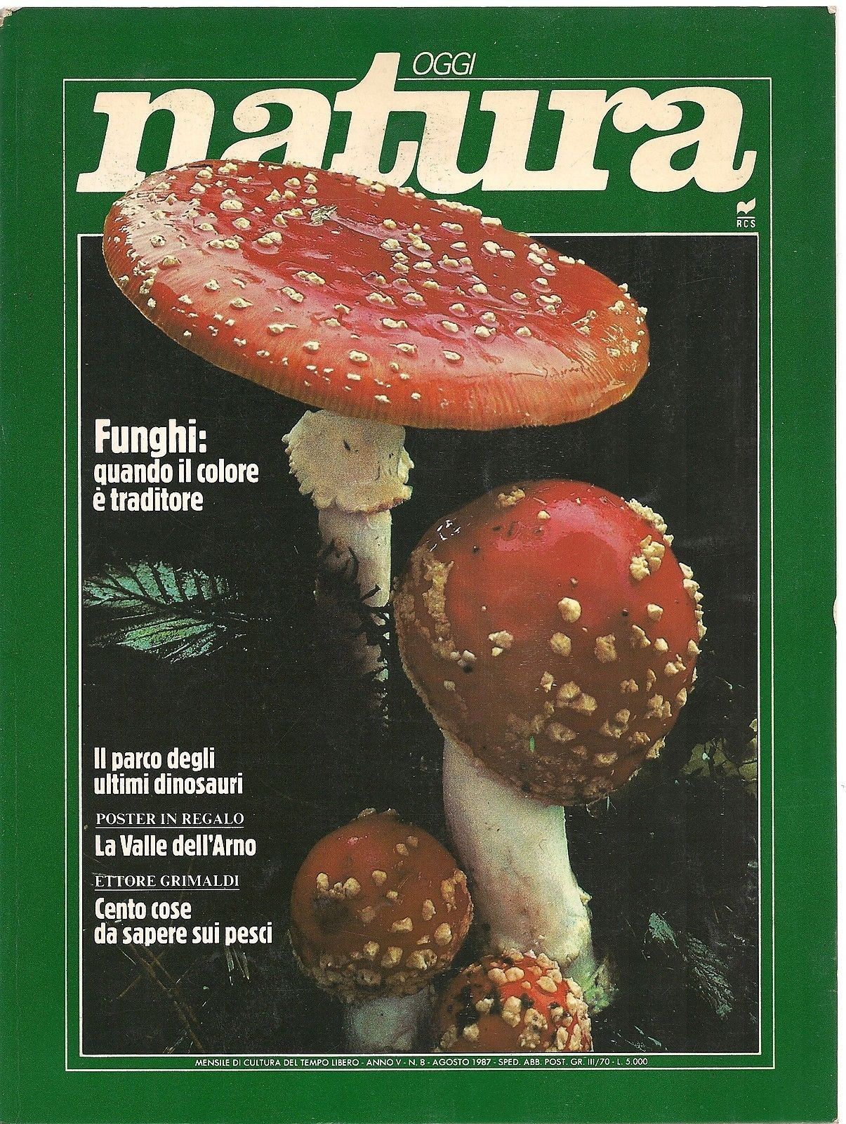 OGGI NATURA N 8 - AGOSTO 1987
