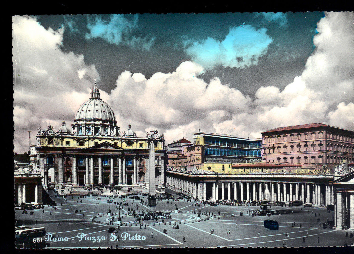 ROMA - PIAZZA SAN PIETRO - NV - ACQUERELLATA