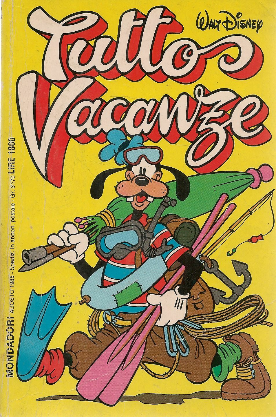 TUTTOVACANZE - I CLASSICI DI WALT DISNEY N. 104 - AGOSTO 1985