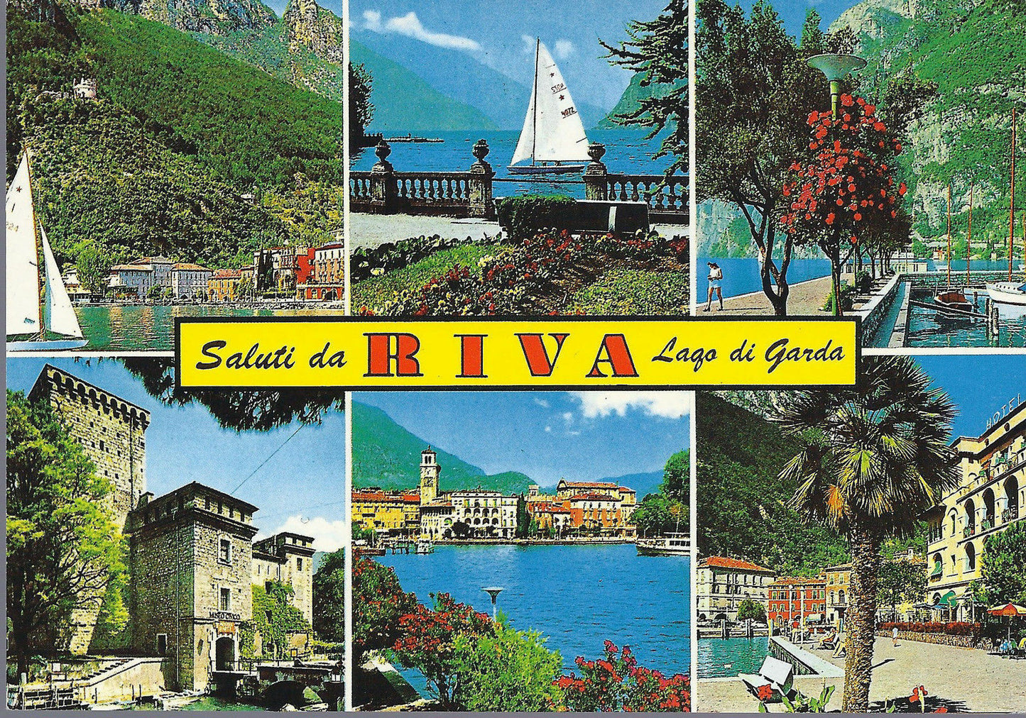 LAGO DI GARDA - RIVA - SALUTI - 6 VEDUTE - NV
