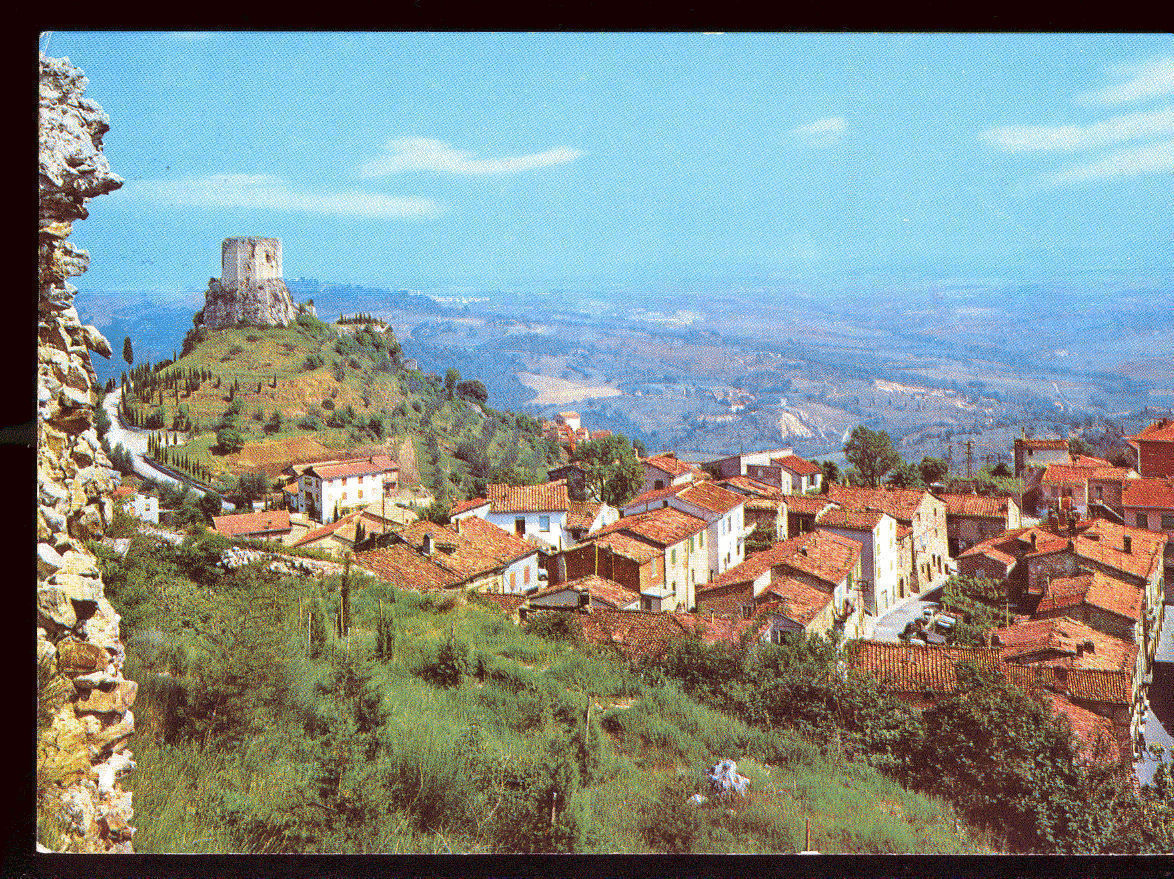 CASTIGLIONE D'ORCIA - PANORAMA E ROCCA SALIMBENI - V198