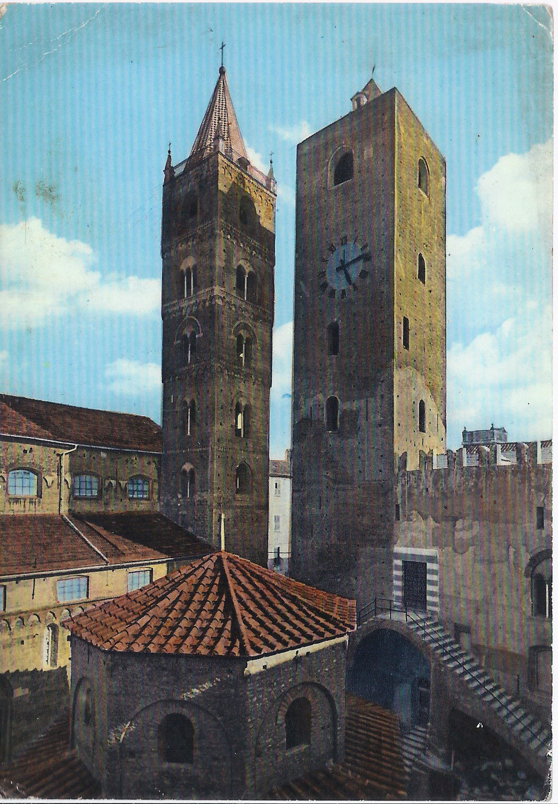 ALBENGA - BATTISTERO E PALAZZO VECCHIO - V 1962 - FG