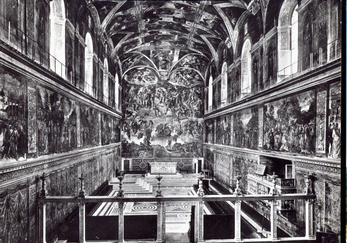 CITTA DEL VATICANO - CAPPELLA SISTINA, INTERNO - NV