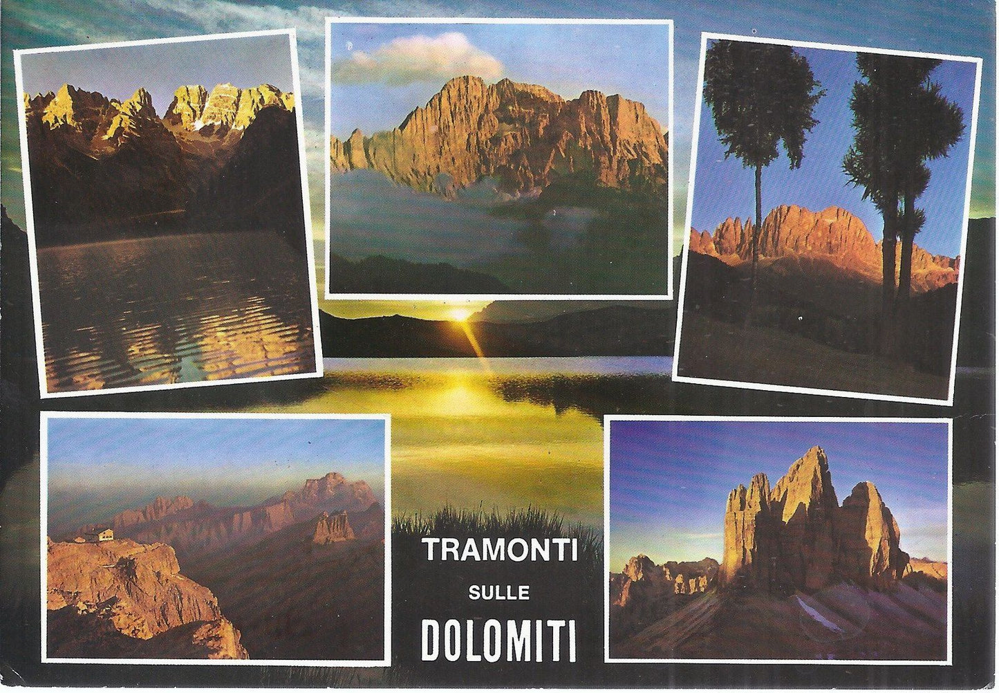 TRAMONTI SULLE DOLOMITI - 6 VEDUTE - V 1992 - FG