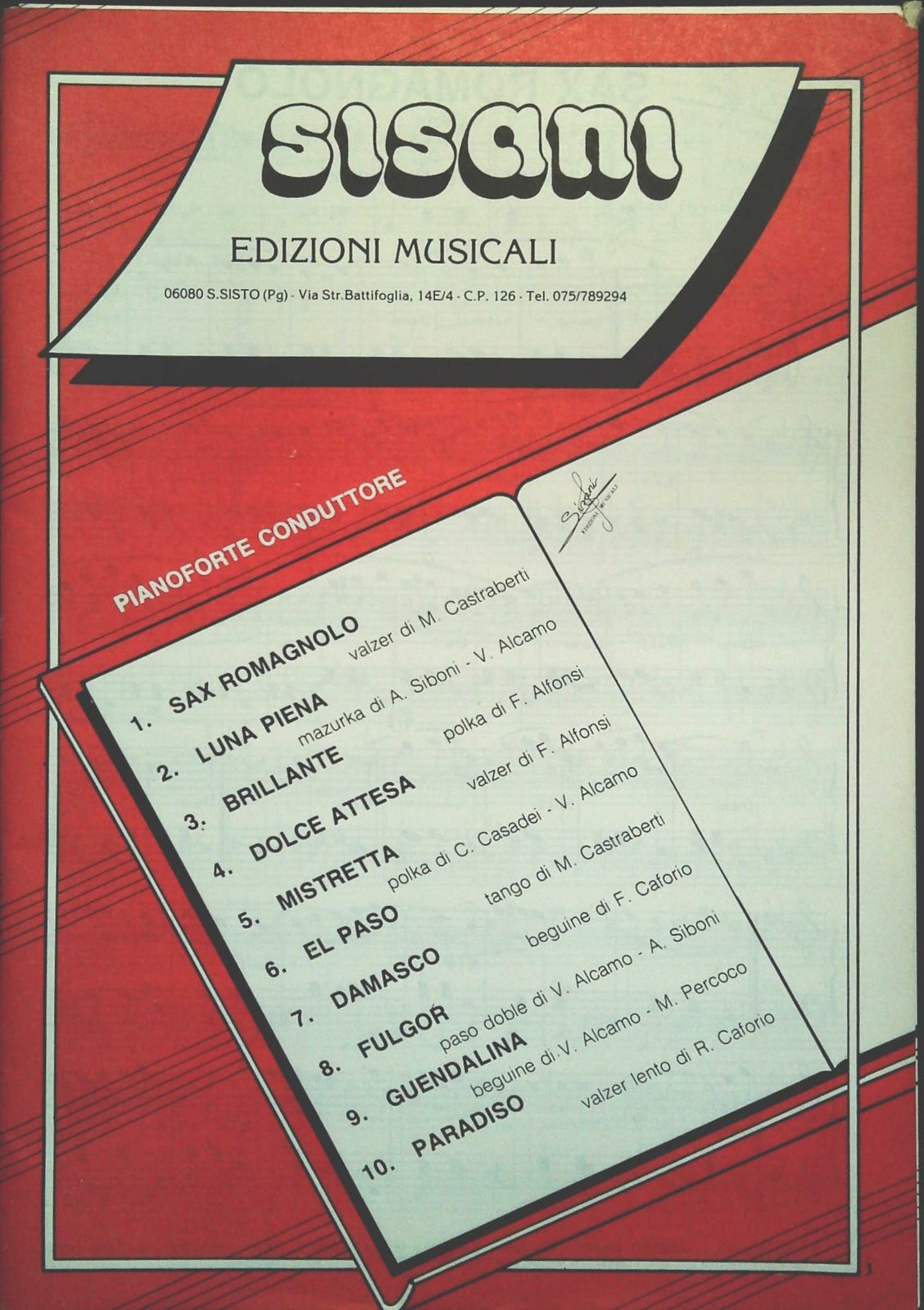 MUSICA ROMAGNOPLA - 10 BRANI - SPARTITO-SHEET MUSIC