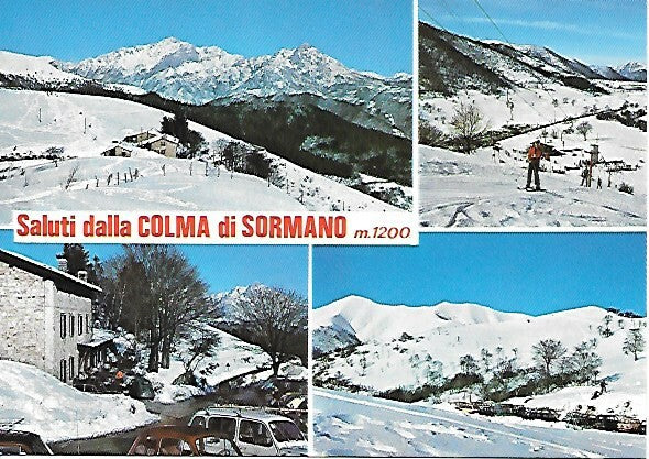 SALUTI DALLA COLMA DI SORMANO - 4 VEDUTE - NV