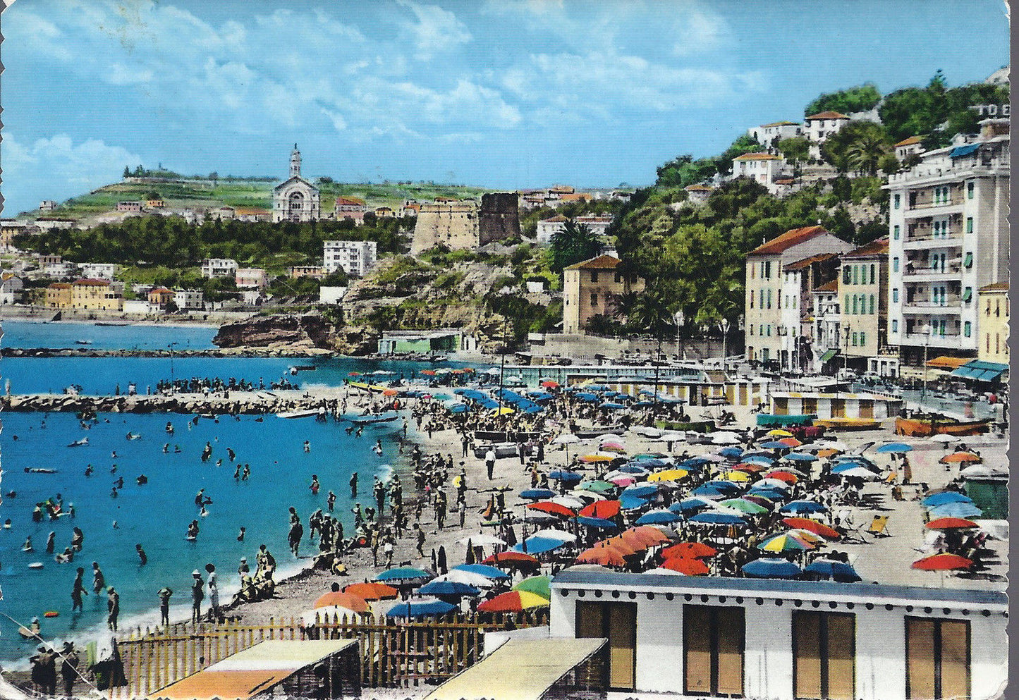 ARMA DI TAGGIA - RIVIERA DEI FIORI - LA SPIAGGIA - V 1962 -