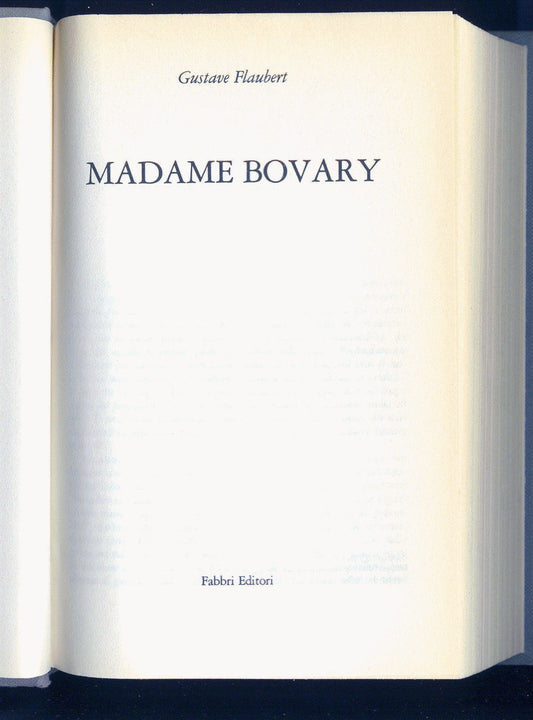 MADAME BOVARY - GUSTAVE FLAUBERT