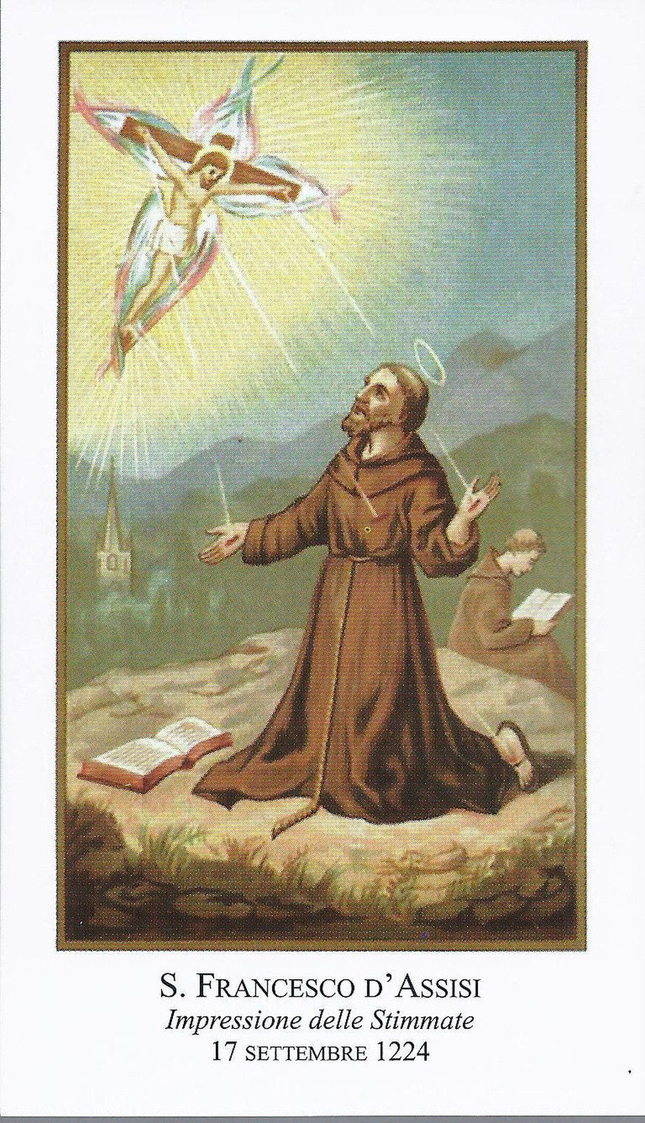 S. FRANCESCO - Impressione delle STIMMATE 17/9/1224 - SANTI