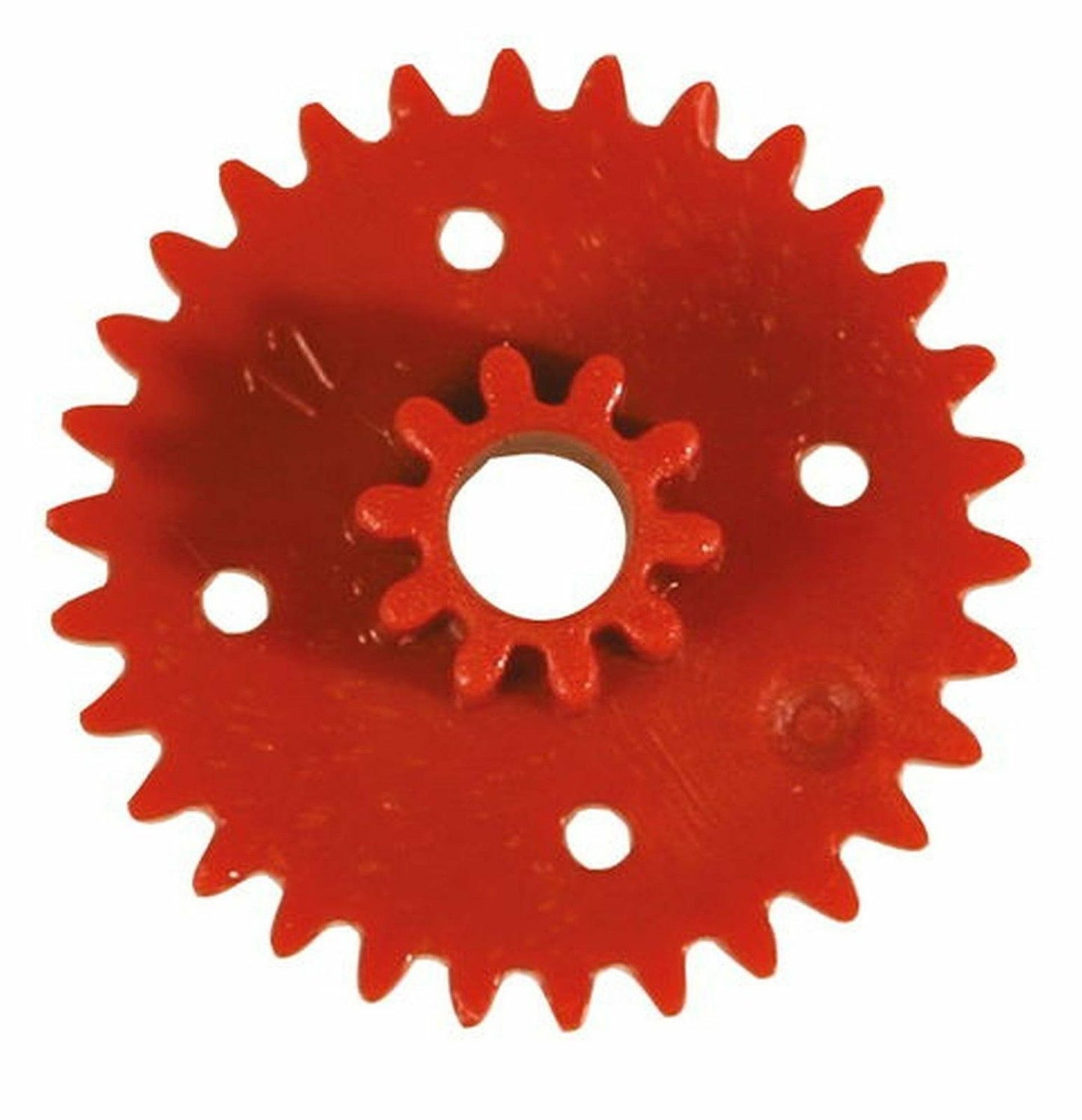 RUOTA DENTATA DOPPIA-MODULO 0,5 30/10 DENTI DI 15 MILLIMETRI FORO 2,9 - 2 PEZZI
