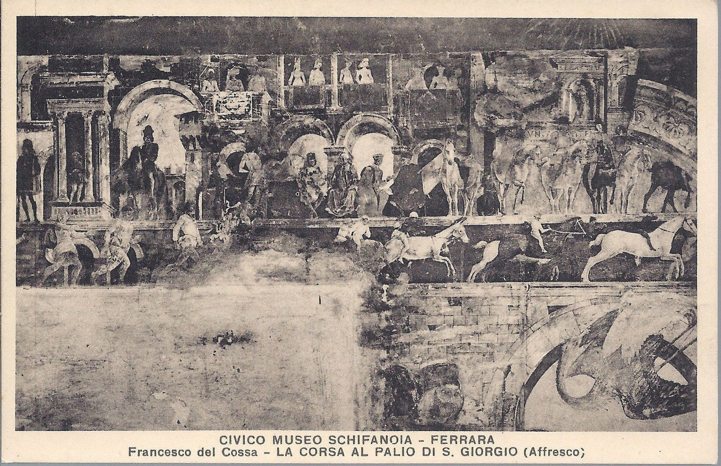 FERRARA - MUSEO SCHIFANOIA - LA CORSA AL PALIO DI S GIORGIO