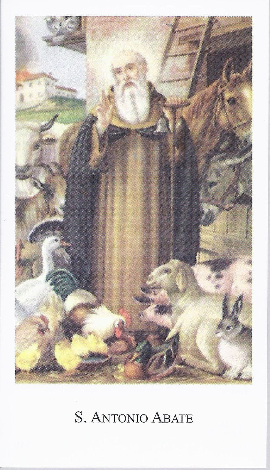S. ANTONIO ABATE - SANTINO - AS014-275 - Ed. Paco