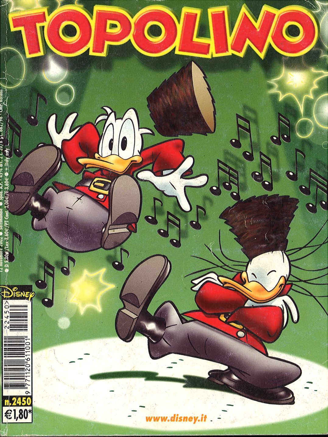 TOPOLINO N. 2450 - 12 NOVEMBRE 2002