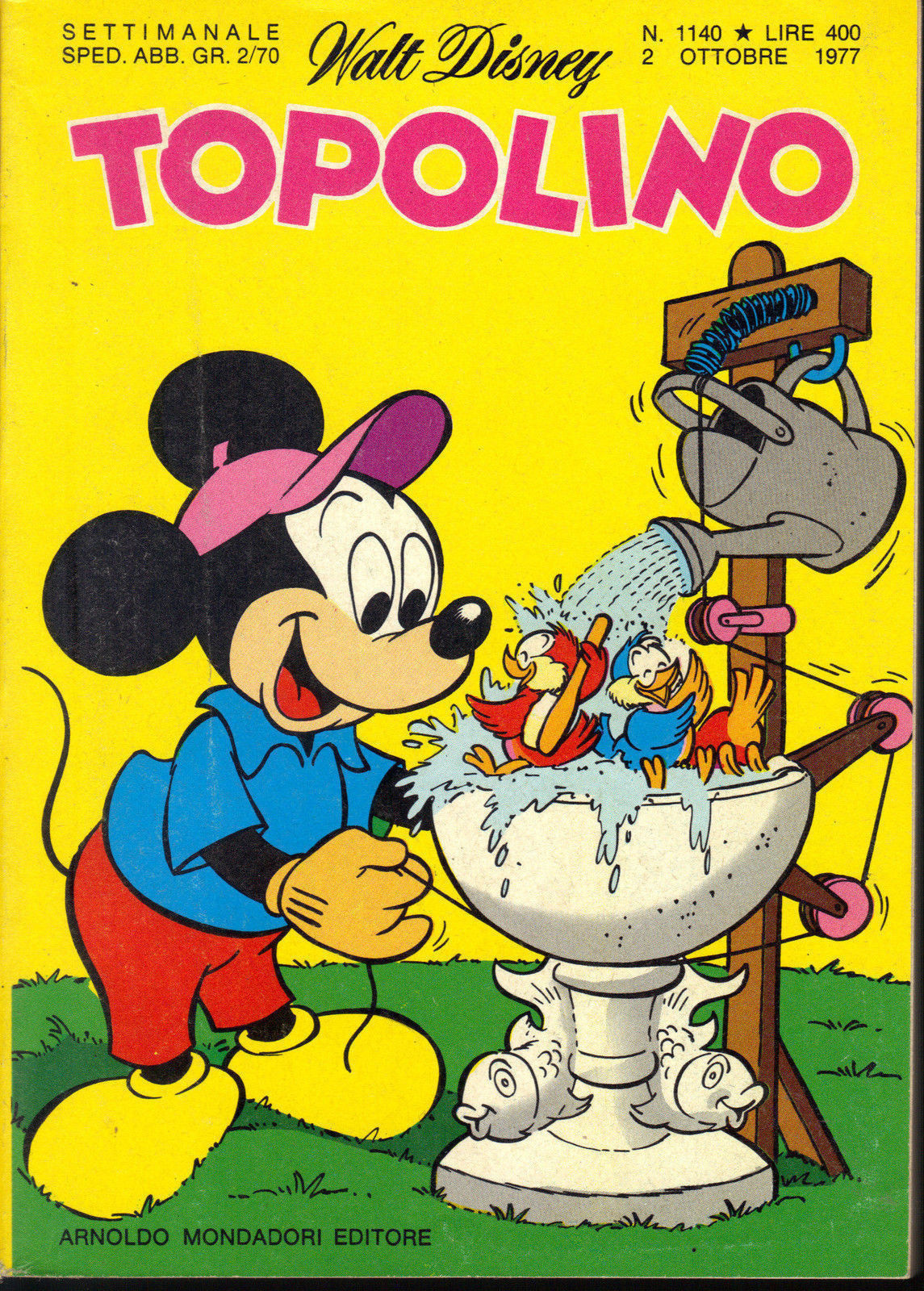 TOPOLINO N° 1140 - 2 OTTOBRE 1977