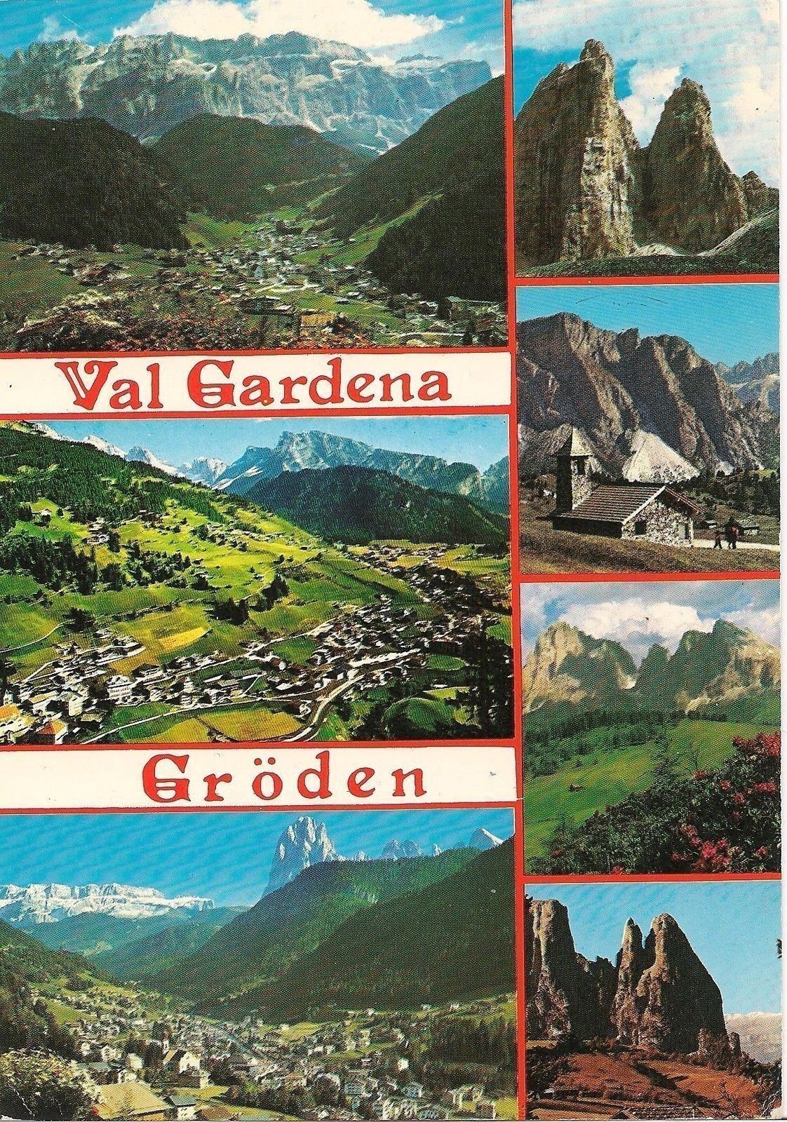 VAL GARDENA - 7 VEDUTE - V1983