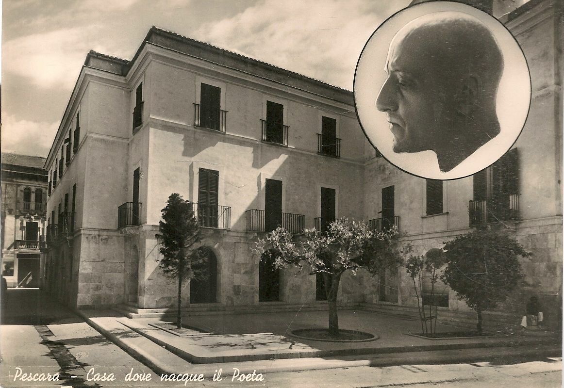 PESCARA CASA DOVE NACQUE IL POETA - NV