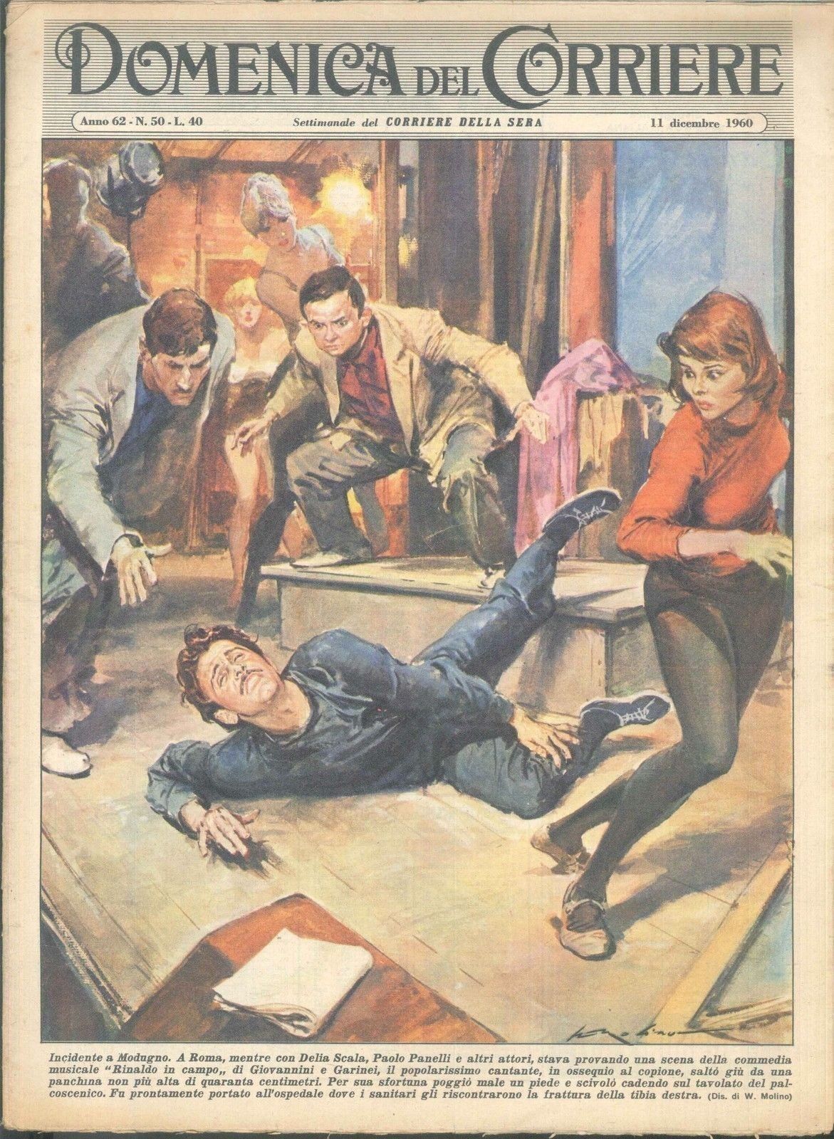 DOMENICA DEL CORRIERE N 50 - 11 DICEMBRE 1960