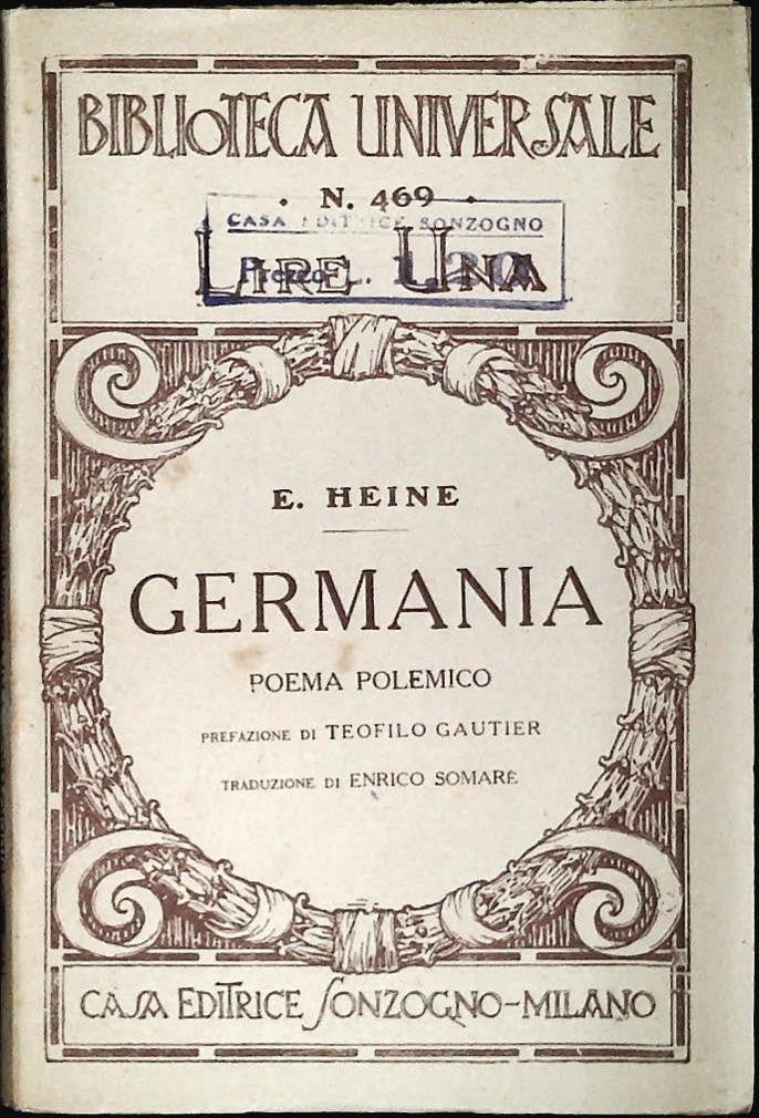 GERMANIA - ENRICO HEINE