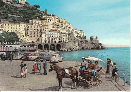 AMALFI - LA TIPICA "CARROZZELLA "ALLA SPIAGGIA - V