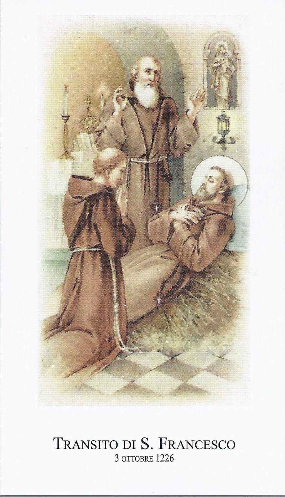 S. FRANCESCO - TRANSITO 3 ottobre 1226 - SANTINO - AS014-32